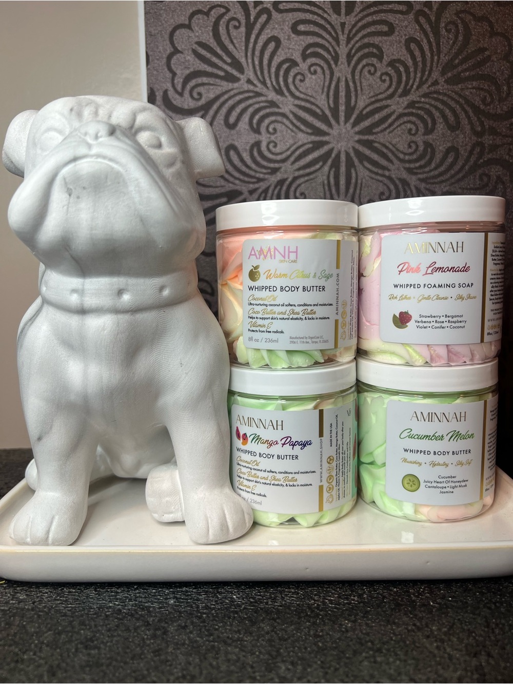 Aminnah Whipped Body Butter Bundle Set - 4 pieces